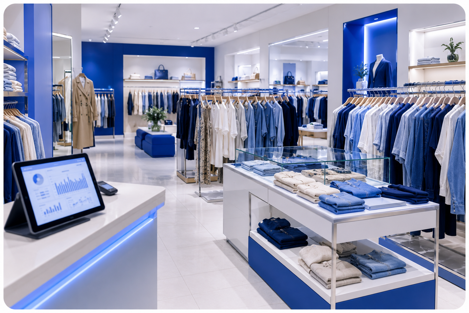 Modern fashion retail store